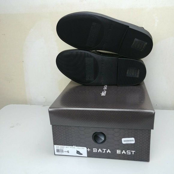 Melissa | Shoes | Nwt Melissa Desert Boot Python Baja East Black | Poshmark